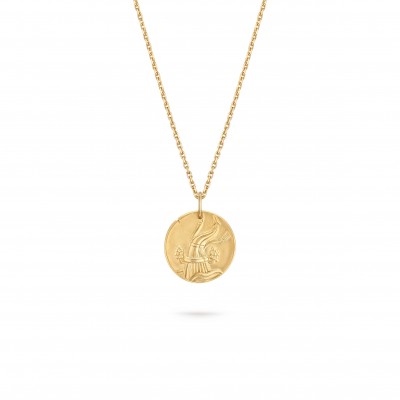 VAN CLEEF ARPELS ZODIAQUE MEDAL AQUARII (AQUARIUS) - YELLOW GOLD  VCARP7SU00
